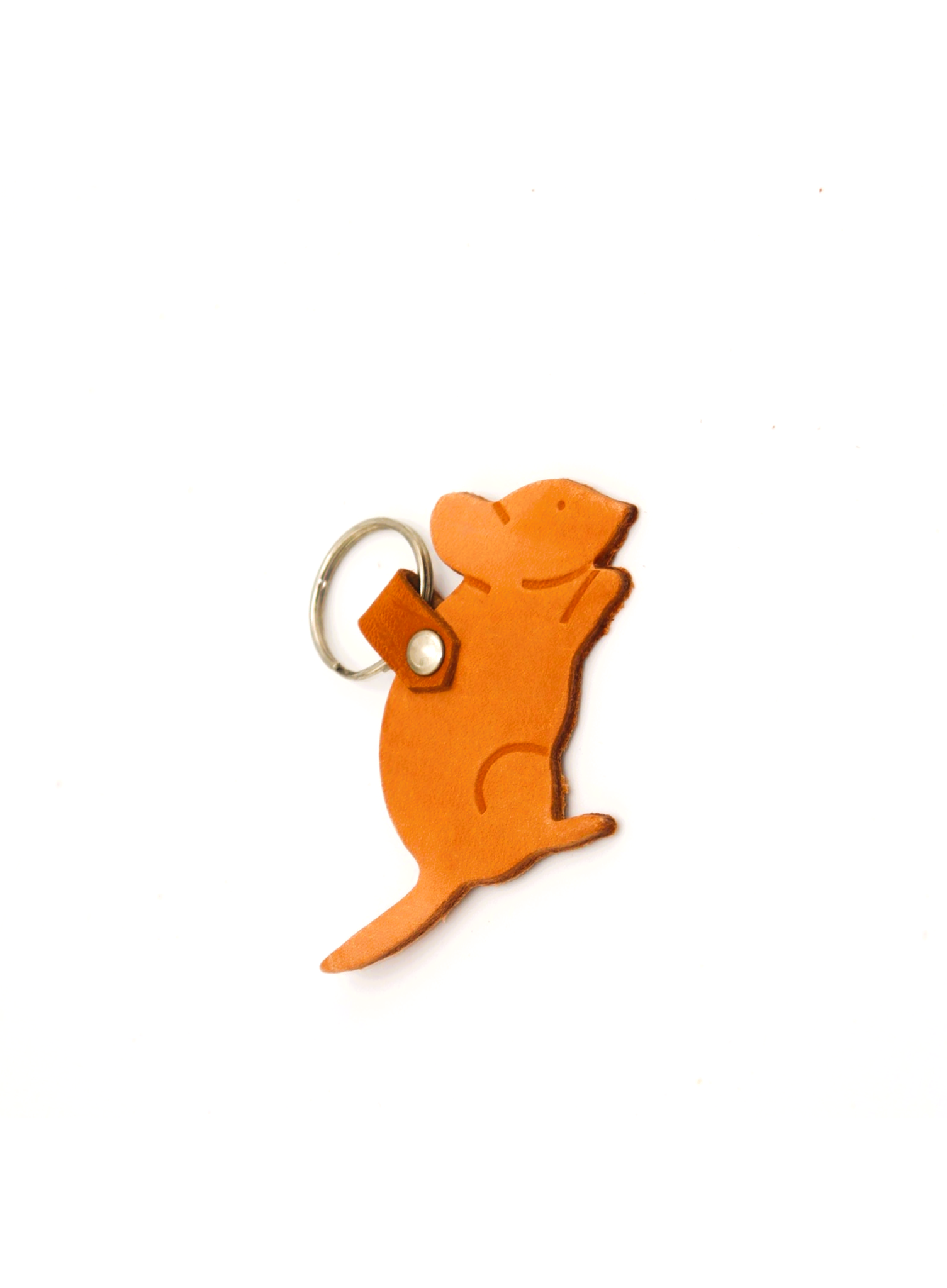 Lederanh&#228;nger Maus 8 x 5 cm