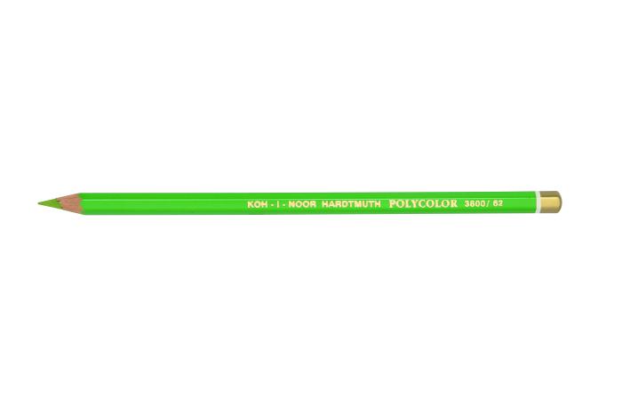 Polycolor- K&#252;nstlerfarbstifte  12 St&#252;ck  - 62 / Apple Green -