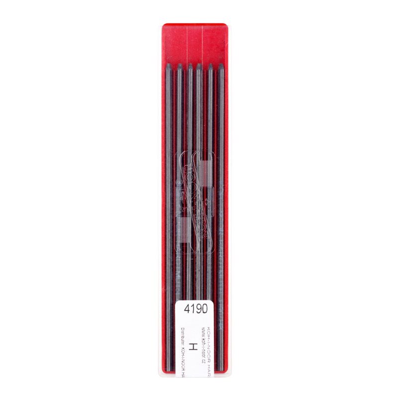 Minen -  2,0 x 120  mm Graphitminen - Gradation H -  im 12er Pack