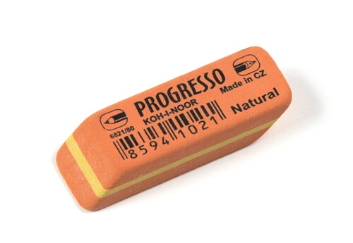 Radiergummi- &quot; Progresso &quot; eckig , im  84er Pack
